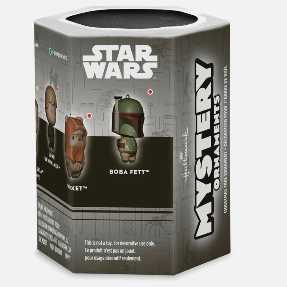 HALLMARK SERIES 3 STAR WARS CHRISTMAS MYSTERY ORNAMENTS BOBA FETT ROTJ FIGURE
